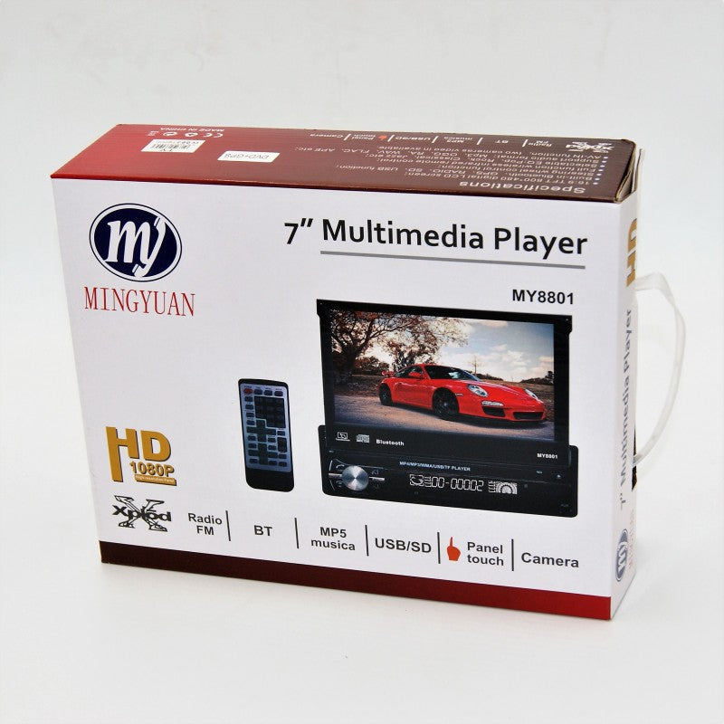 7'' MULTIMEDIA PLAYER RADIO BT MP5 USB/SD CAMERA GPS DVD AU-ΜΥ-8801 AUTO/MOTO > ΗΧΟΣ & ΕΙΚΟΝΑ AUTO/MOTO