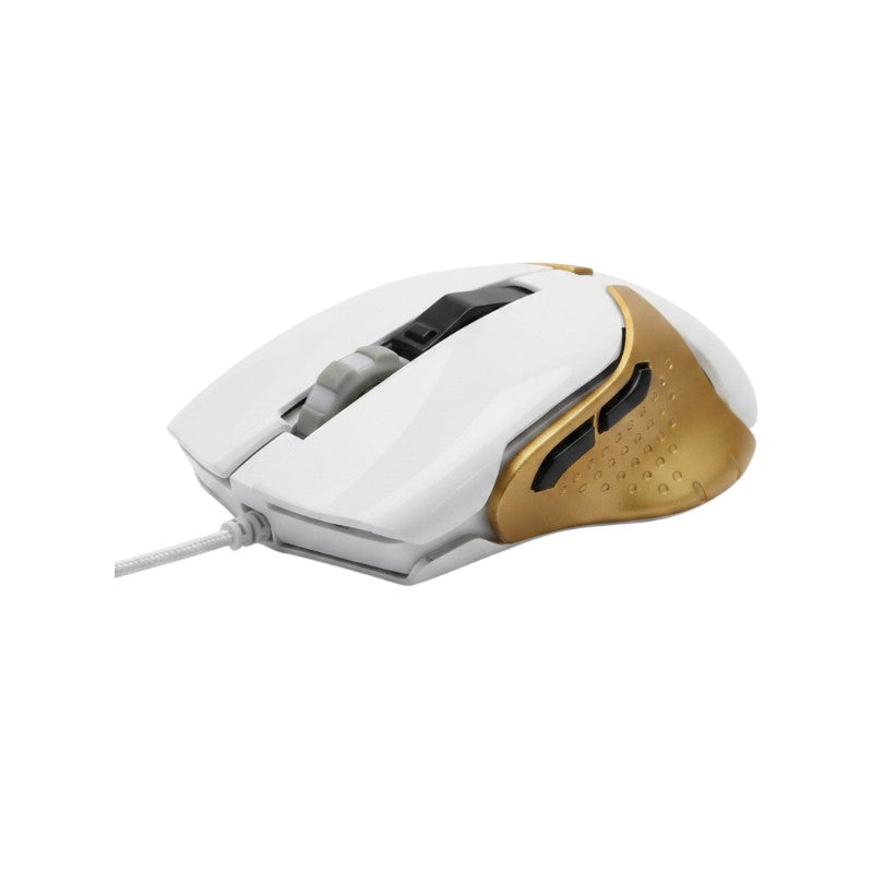 Ενσύρματο ποντίκι Gaming - 703002 - White/Gold