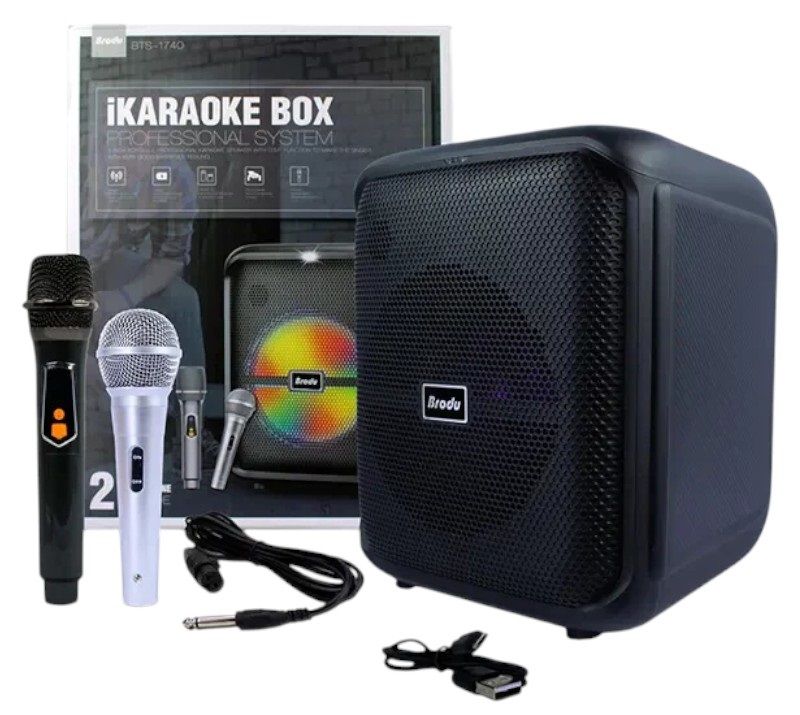 Φορητό ηχείο subwoofer με 2 μικρόφωνα Karaoke - BTS-1990 - 719909 ΕΙΔΗ ΤΕΧΝΟΛΟΓΙΑΣ>Ραδιόφωνα & Ηχεία>Φορητά subwoofer