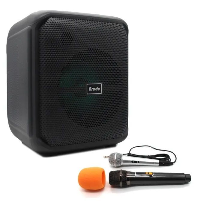 Φορητό ηχείο subwoofer με 2 μικρόφωνα Karaoke - BTS-1990 - 719909 ΕΙΔΗ ΤΕΧΝΟΛΟΓΙΑΣ>Ραδιόφωνα & Ηχεία>Φορητά subwoofer