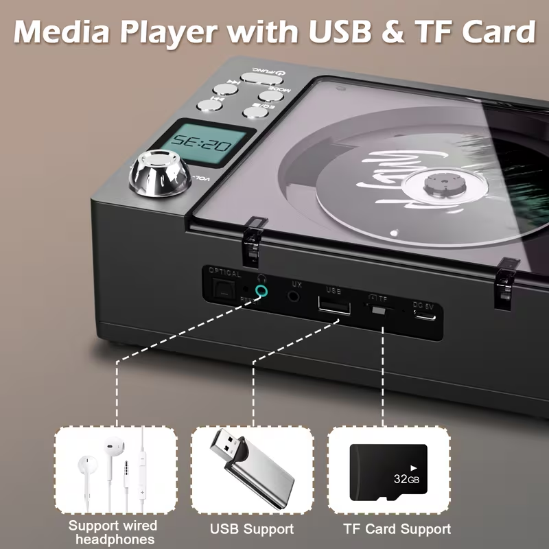 Φορητό CD Player με Bluetooth & Ραδιόφωνο - CD-3100 - 718228 - Black ΕΙΔΗ ΤΕΧΝΟΛΟΓΙΑΣ>Ραδιόφωνα & Ηχεία>Φορητά Ραδιόφωνα