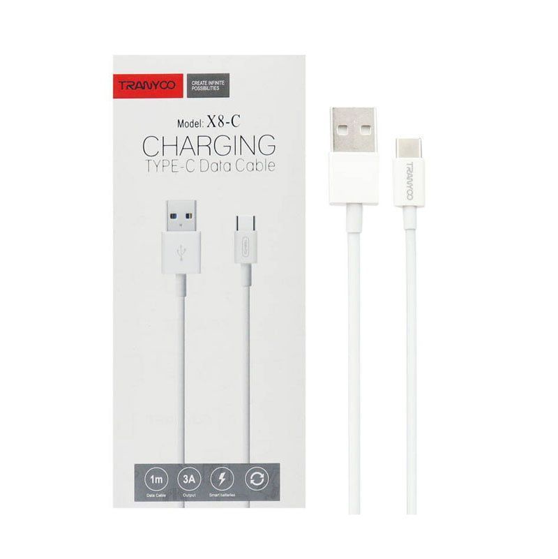 Tranyoo Καλώδιο δεδομένων type-C 3A 1m X8-C - Fast charger cable