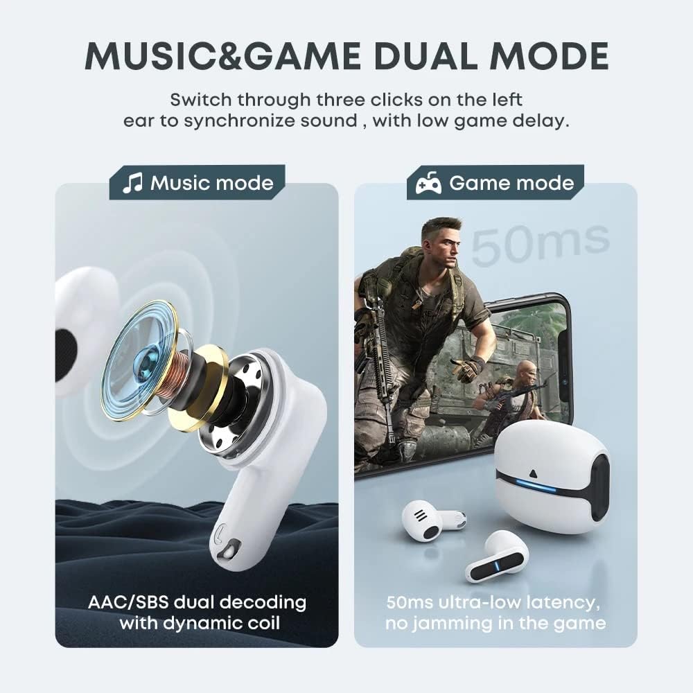 Ασύρματα ακουστικά Bluetooth με θήκη φόρτισης - TG-11 - 721289 - Grey ΕΙΔΗ ΤΕΧΝΟΛΟΓΙΑΣ>Gadgets>Ακουστικά earphones
