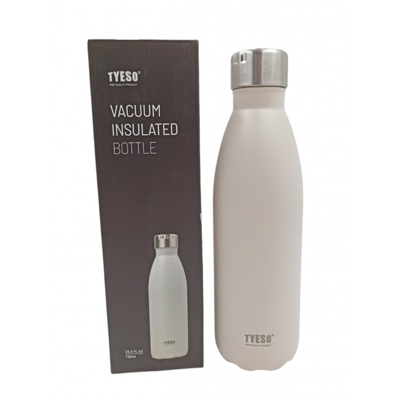 ΑΝΟΞΕΙΔΩΤΟ ΜΠΟΥΚΑΛΙ ΘΕΡΜΟΣ 750ml ΛΕΥΚΟ TS-8842-1 HOBBY > ΚΑΜΠΙΝΓΚ