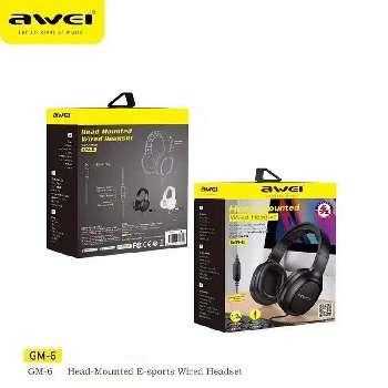 Ενσύρματα ακουστικά - Headphones - GM6 - AWEI - 002356