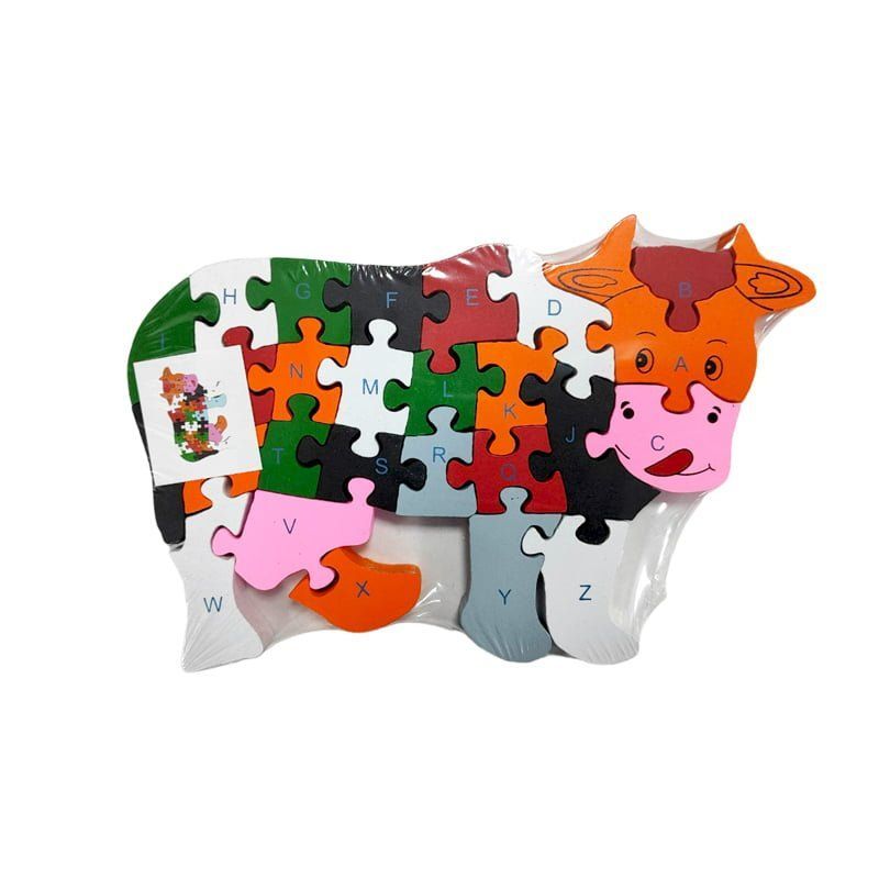 Εκπαιδευτικό Ξύλινο Πάζλ 6τεμ - Educational Wooden Puzzle