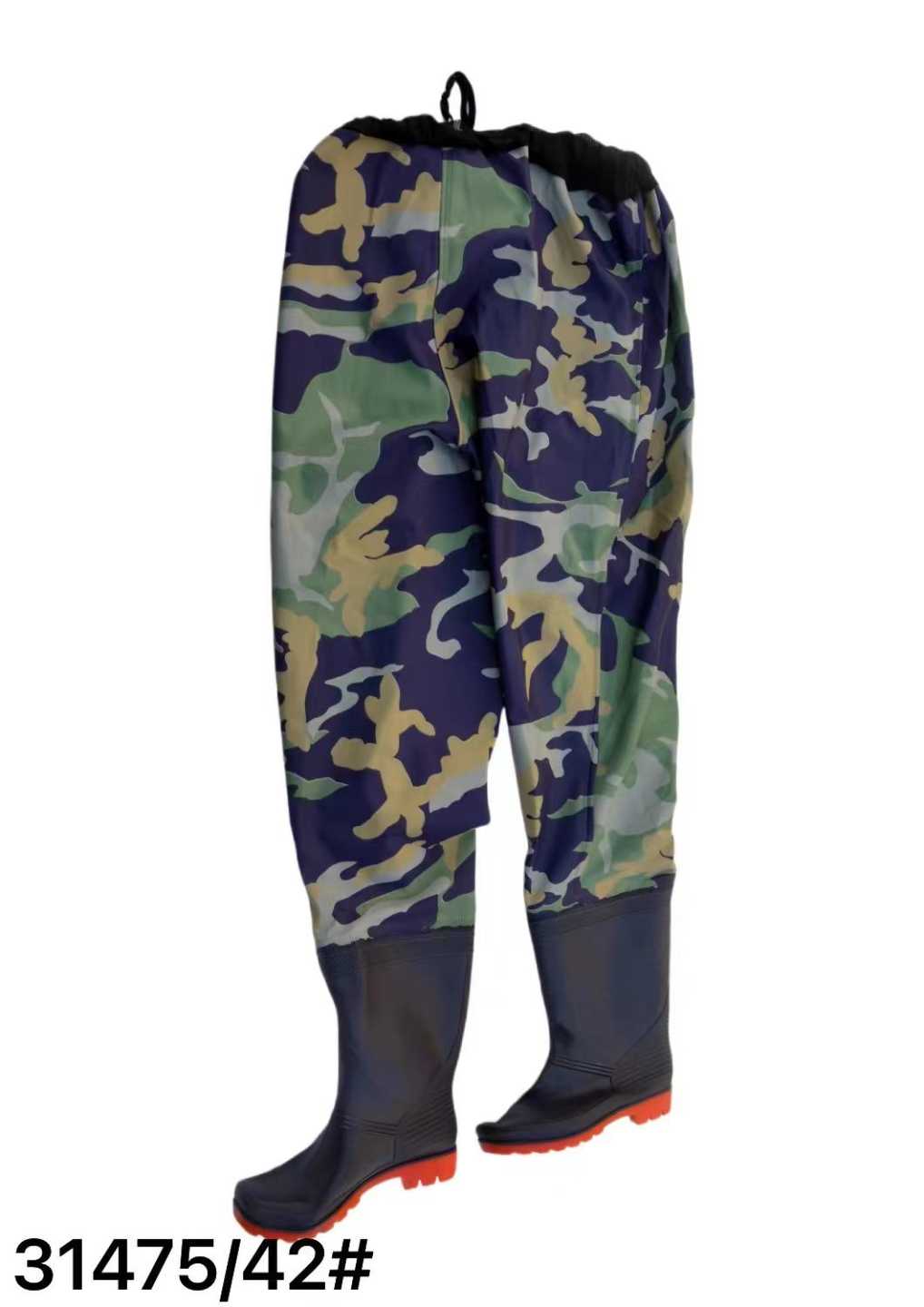 Αδιάβροχο παντελόνι με γαλότσα - Camo - No.42 - 931475 ΕΙΔΗ ΑΛΙΕΙΑΣ>Καρέκλες & είδη ένδυσης