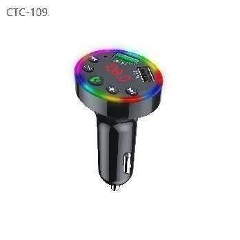 Transmitter αυτοκινήτου με 2 θύρες USB - CTC-109 - MP3 - 000475
