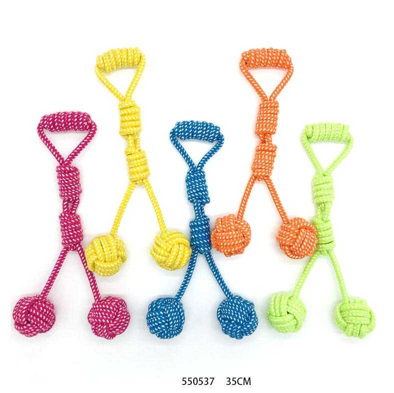 Παιχνίδι σκύλου σχοινί με μπάλες - 35cm - 12pcs - 550538 ΣΠΙΤΙ & ΚΑΤΟΙΚΙΔΙΟ>Είδη κατοικιδίων>Παιχνίδια κατοικιδίων