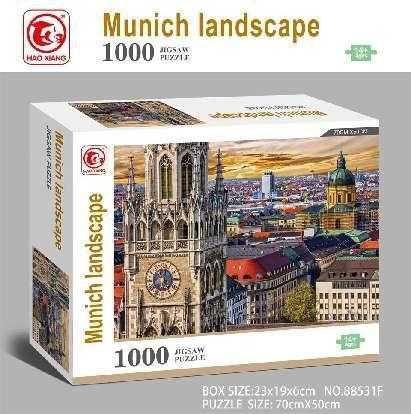 Puzzle 1000 κομματιών - Munich - 88531F - 310428