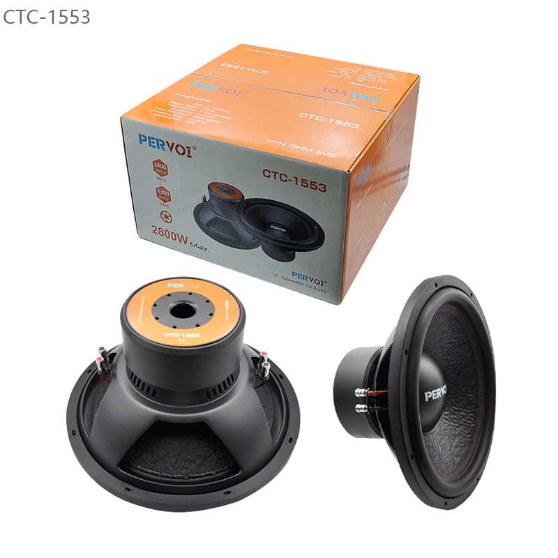 Ηχείο αυτοκινήτου - Subwoofer - CTC-1553 - 15'' - 004369 AUTO-MOTO-BIKE>Είδη αυτοκινήτου>Ηχεία αυτοκινήτου