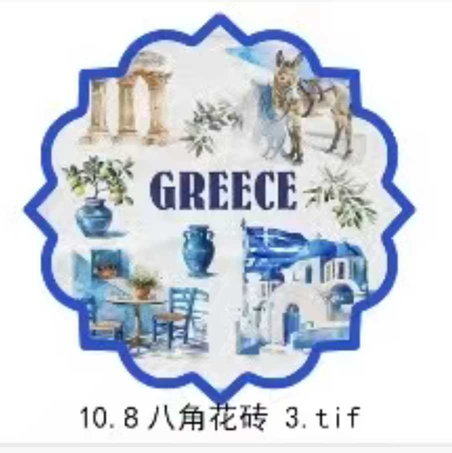 Σουβέρ Souvenir - Greece - Σετ 12pcs - 221423