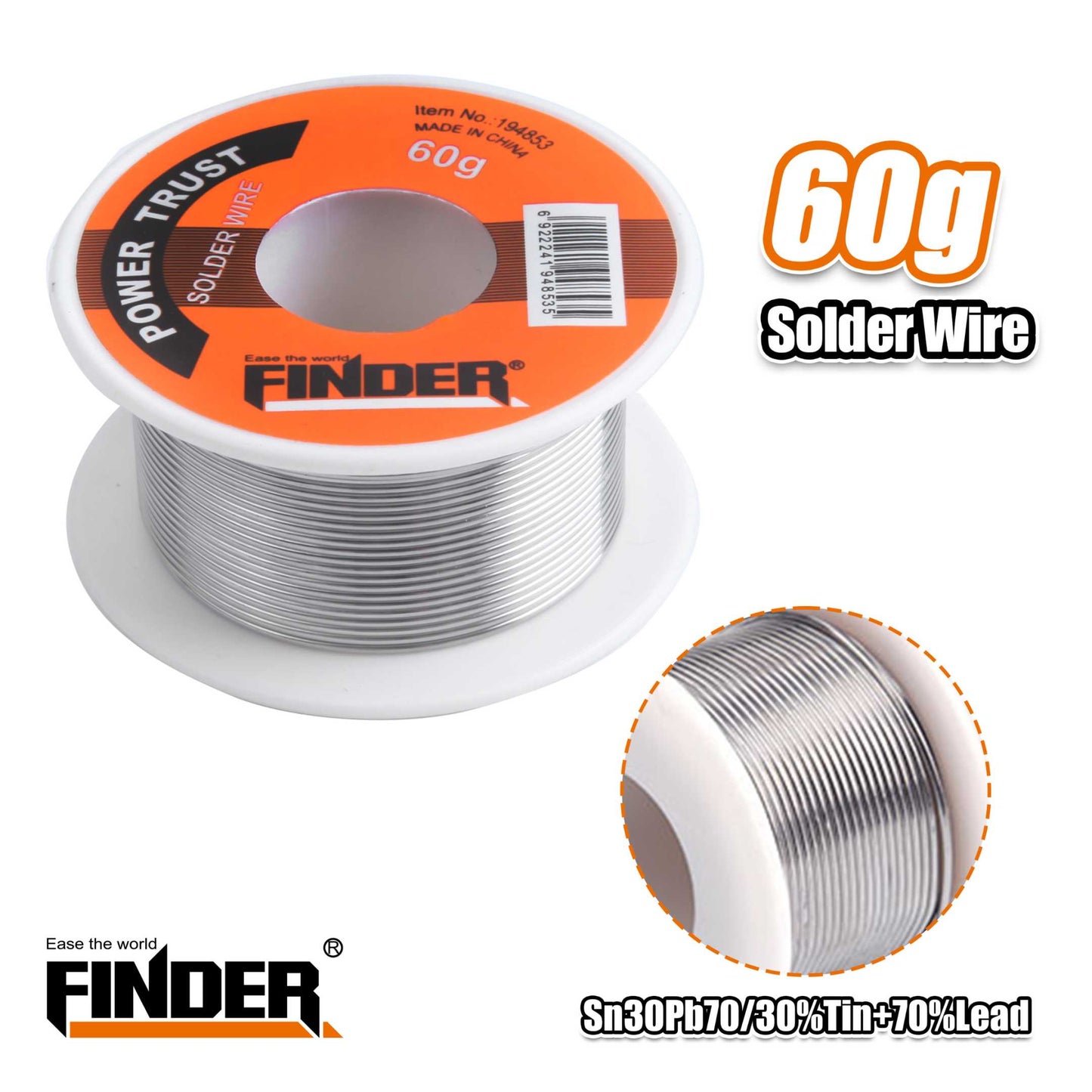 Σύρμα συγκόλλησης Καλάι - 60g - Finder - 194853
