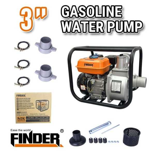 Αντλία επιφανείας νερού βενζίνης - 3"/7hp - Finder - 198607 ΕΡΓΑΛΕΙΑ & ΕΠΑΓΓΕΛΜΑΤΙΚΟΣ ΕΞΟΠΛΙΣΜΟΣ>Εργαλεία>Ηλεκτρικά Εργαλεία Finder©