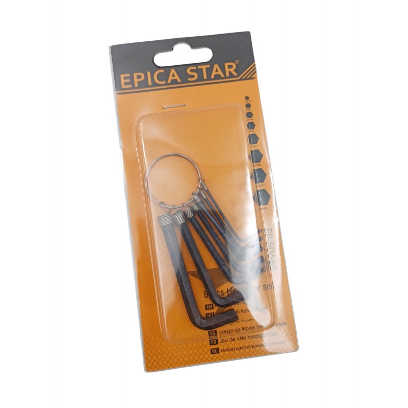 ΣΕΤ ΜΕ 8ΤΜΧ ΕΞΑΓΩΝΑ ΚΛΕΙΔΙΑ EPICA STAR EP-50668 ΕΡΓΑΛΕΙΑ > ΔΙΑΦΟΡΑ > ΑΛΛΑ