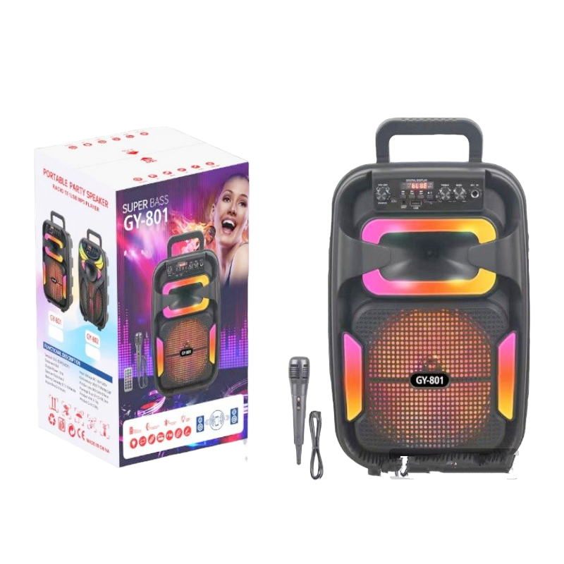 ΦΟΡΗΤΟ ΗΧΕΙΟ 8'' SUPER BASS GY-801