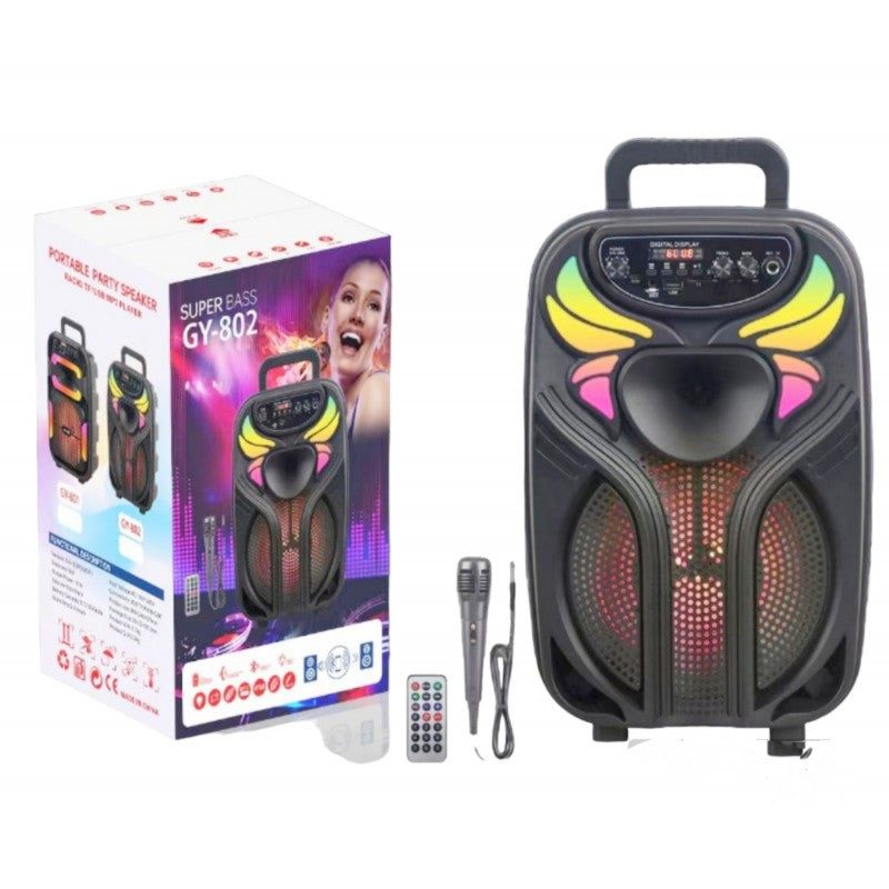 ΦΟΡΗΤΟ ΗΧΕΙΟ 8'' SUPER BASS GY-802 ΚΕΝΤΡΙΚΟ > ΗΧΟΣ ΚΑΙ ΕΙΚΟΝΑ > ΗΧΟΣ > ΗΧΕΙΑ