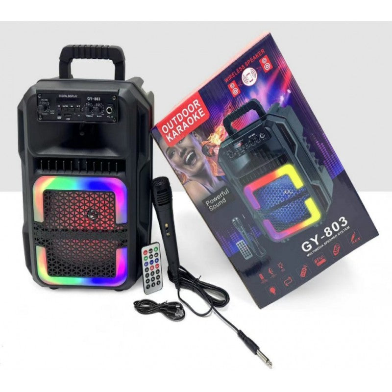 ΦΟΡΗΤΟ ΗΧΕΙΟ 8'' SUPER BASS GY-803 ΚΕΝΤΡΙΚΟ > ΗΧΟΣ ΚΑΙ ΕΙΚΟΝΑ > ΗΧΟΣ > ΗΧΕΙΑ