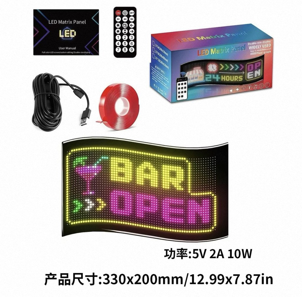 Φωτεινή επιγραφή LED matrix WT-570