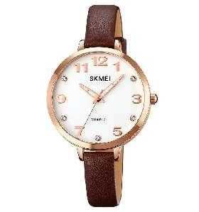 Αναλογικό ρολόι χειρός - Skmei - 2028 - Brown