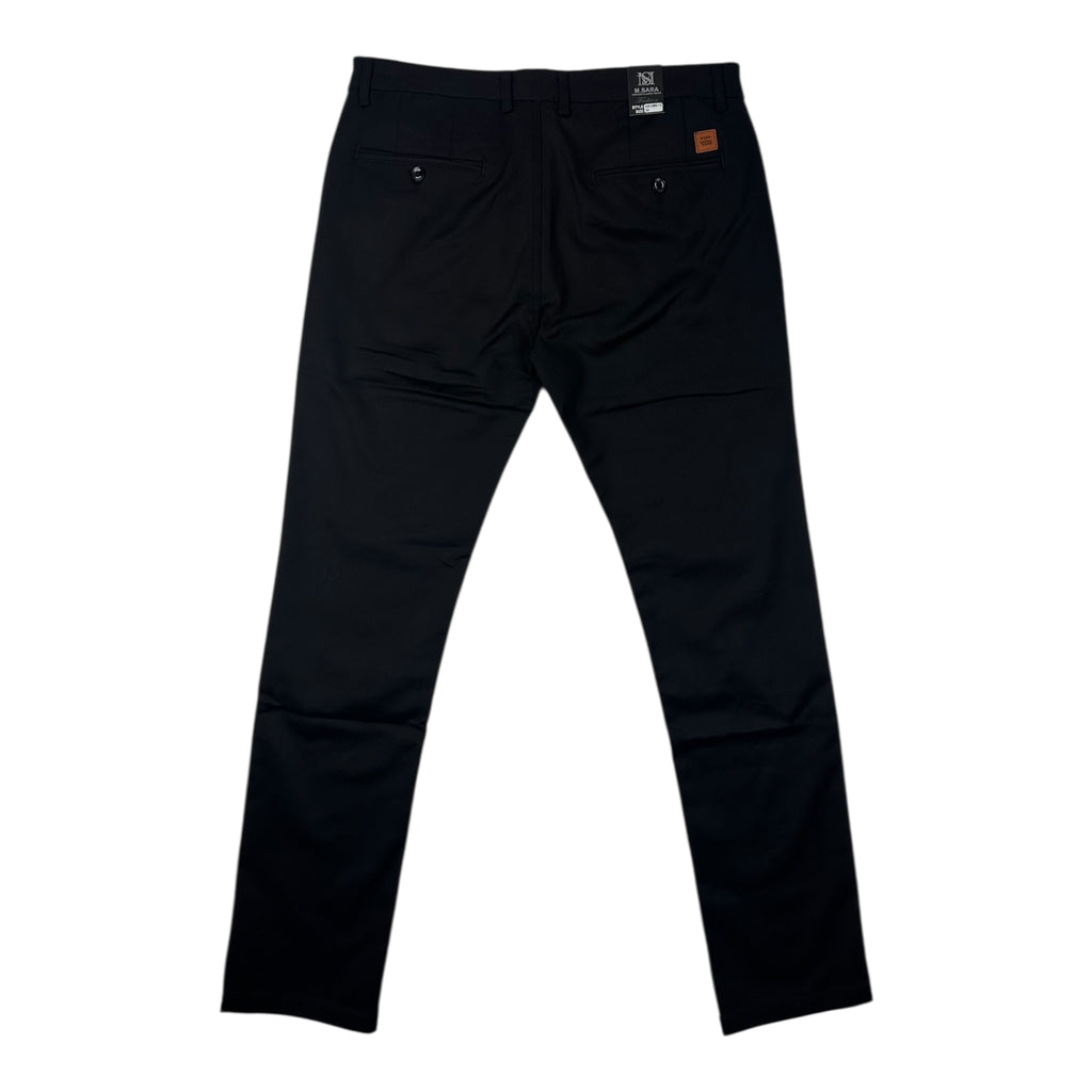 Angel Shopping Παντελόνι chino σε relaxed εφαρμογή μαύρο - Angel shopping
