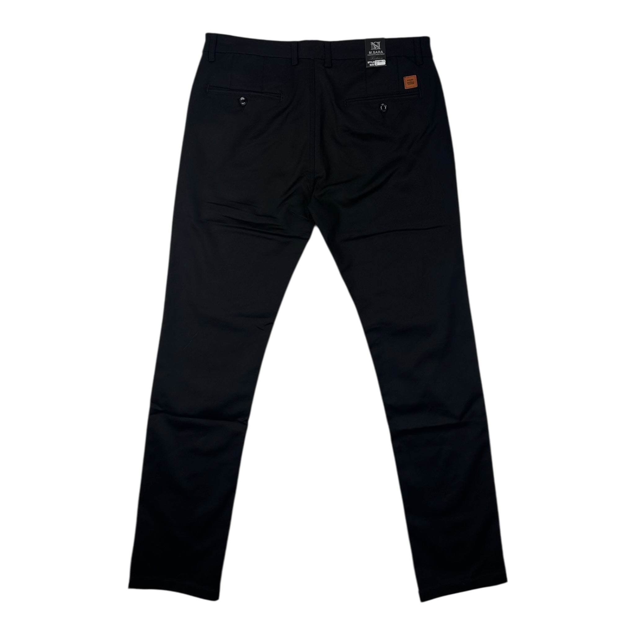 Angel Shopping Παντελόνι chino σε relaxed εφαρμογή μαύρο - Angel shopping