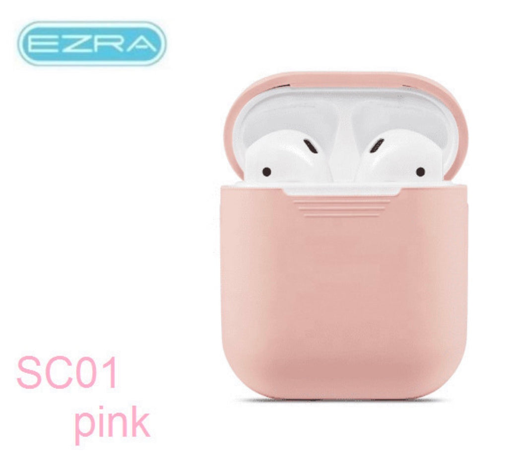 Ezra SC01 Θήκη Σιλικόνης σε για Apple AirPods Light Pink