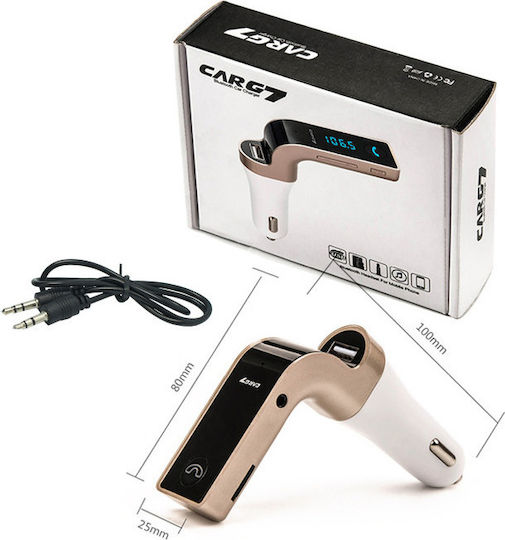 Transmitter αυτοκινήτου - MP3 Player - Bluetooth - G7 - 811344