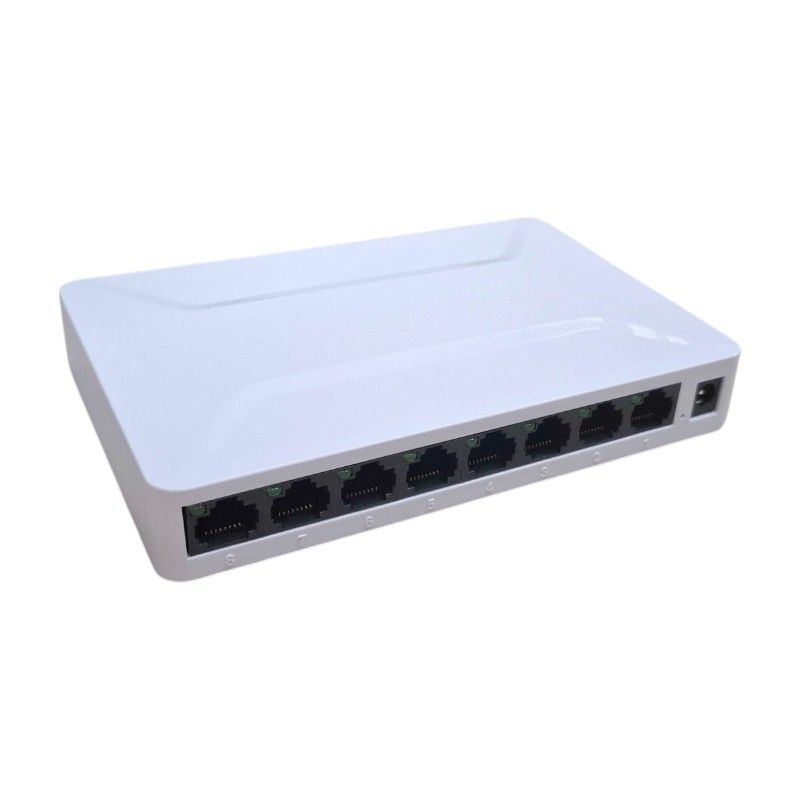 Switch με 8 θύρες Ethernet - GS08AS-8 - 812044 ΕΙΔΗ ΤΕΧΝΟΛΟΓΙΑΣ>Καλώδια>Καλώδια τηλεόρασης, ήχου και Η/Υ