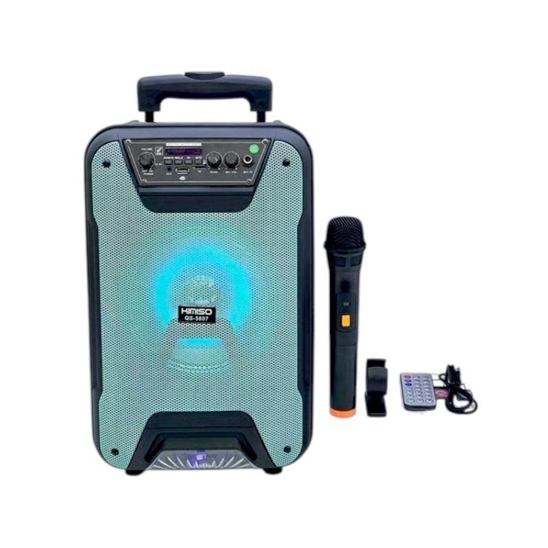 Φορητό ηχείο subwoofer με μικρόφωνο Karaoke - QS-5807 - 260707 - Blue ΕΙΔΗ ΤΕΧΝΟΛΟΓΙΑΣ>Ραδιόφωνα & Ηχεία>Φορητά subwoofer