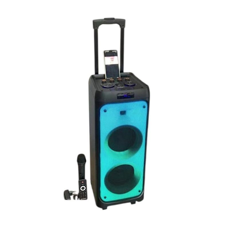 Φορητό ηχείο subwoofer με μικρόφωνο Karaoke - QS-8605 - 813157 ΕΙΔΗ ΤΕΧΝΟΛΟΓΙΑΣ>Ραδιόφωνα & Ηχεία>Φορητά subwoofer