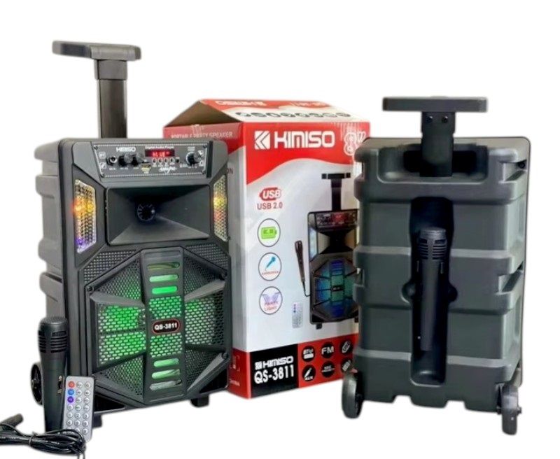 Φορητό ηχείο subwoofer με μικρόφωνο Karaoke - QS-3811 - 260783 ΕΙΔΗ ΤΕΧΝΟΛΟΓΙΑΣ>Ραδιόφωνα & Ηχεία>Φορητά subwoofer