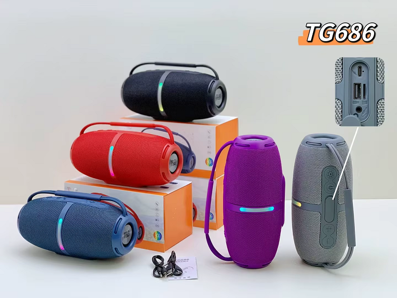 Ασύρματο ηχείο Bluetooth - TG-686 - 481352 - Purple