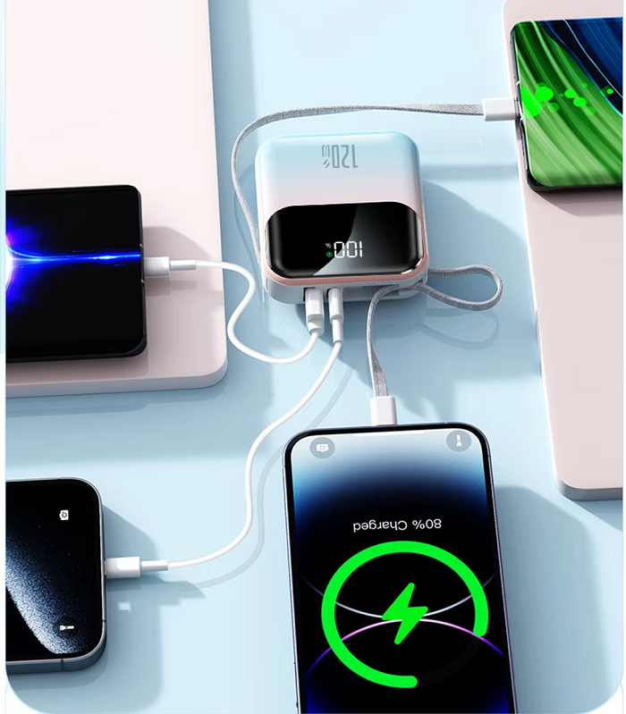 Powerbank Mini - Fast Charge - 8.000mah - DX337 - 813669 - Blue