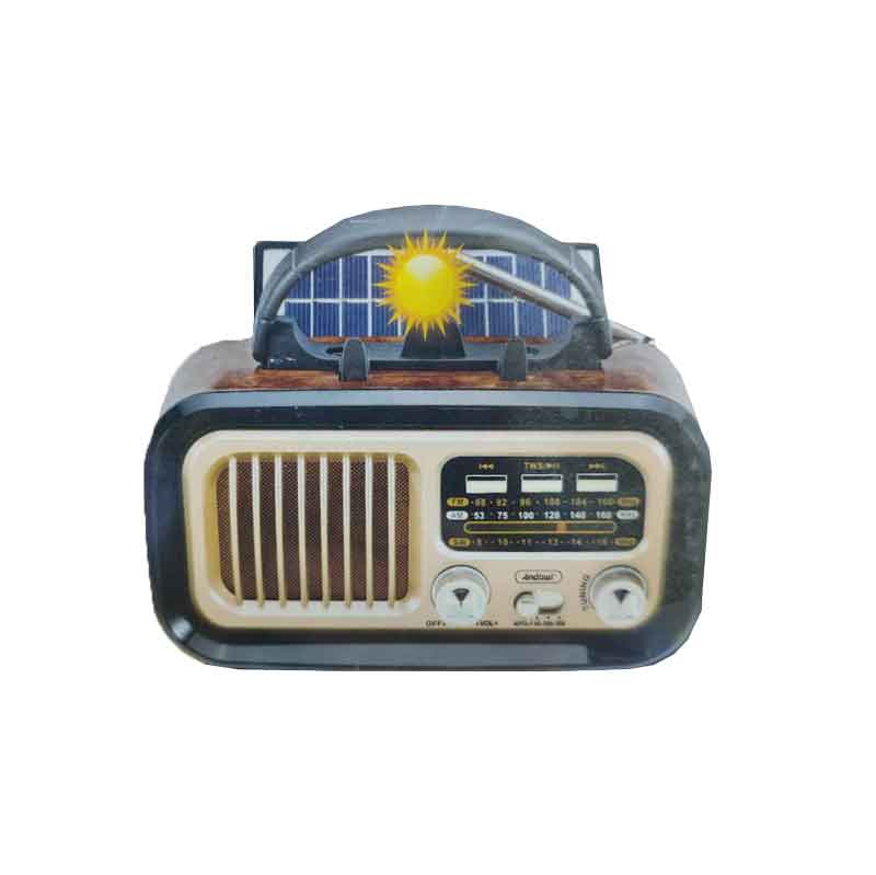 Andowl Επιτραπέζιο Ραδιόφωνο Ηλιακό Q-SY721 - Solar charge radio