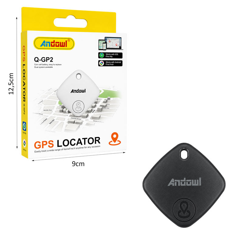 Andowl Συσκευή Εντοπισμού GPS Bluetooth για Κλειδιά και Αντικείμενα Q-GP2 - Bluetooth GPS Locator Tracker for Keys and Items