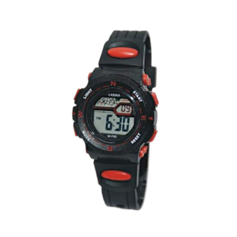 Παιδικό ψηφιακό ρολόι χειρός - WF85 - Lasika - 115147 - Black/Red