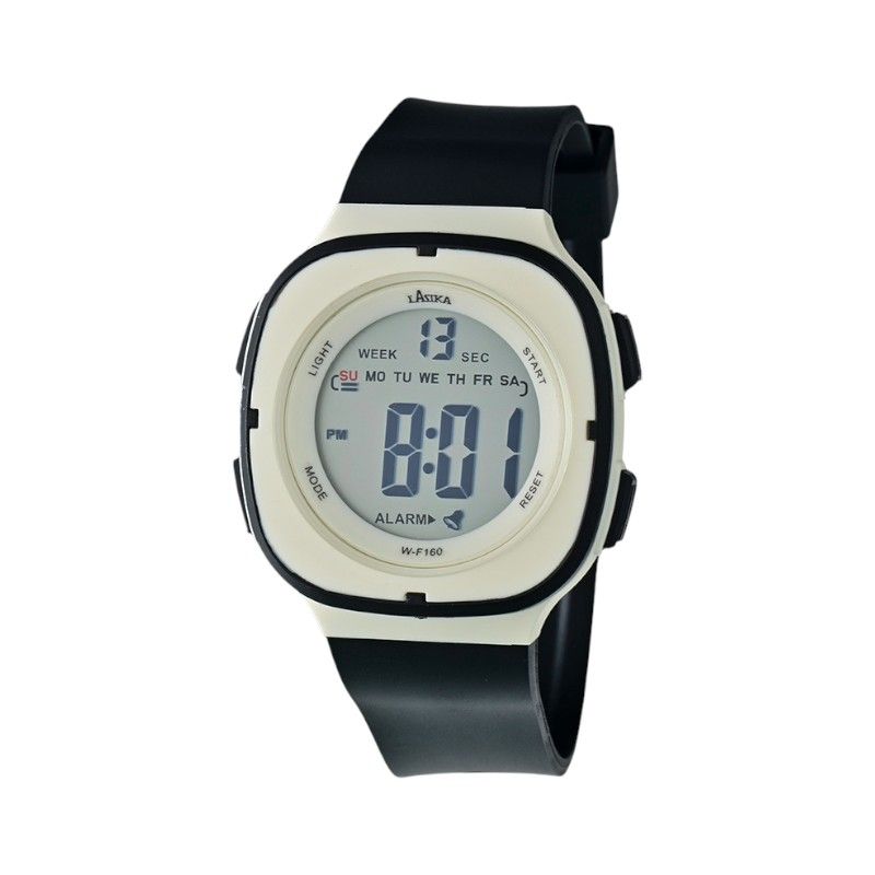 Ψηφιακό ρολόι χειρός - WF160 - Lasika - 115142 - Black/White