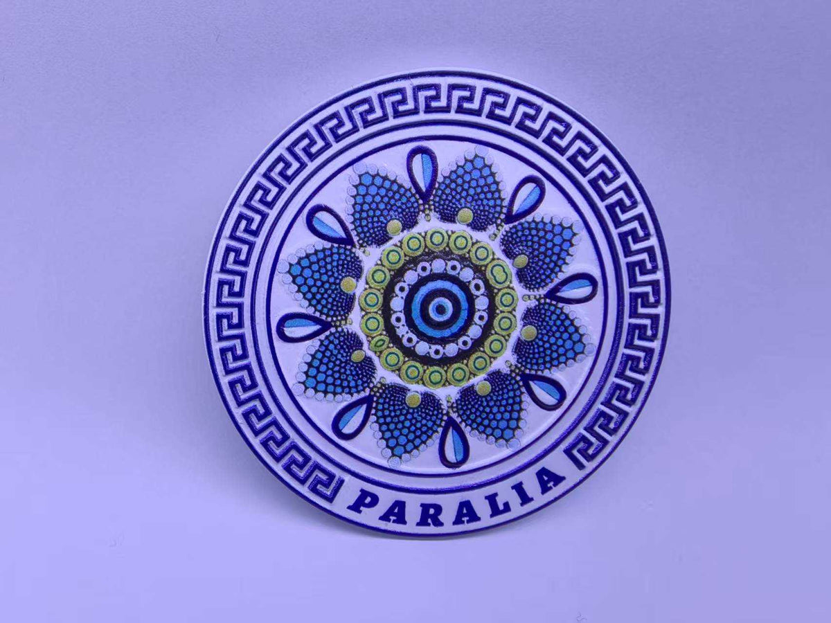 Τουριστικό μαγνητάκι Souvenir - Σετ 12pcs - Paralia - 678432