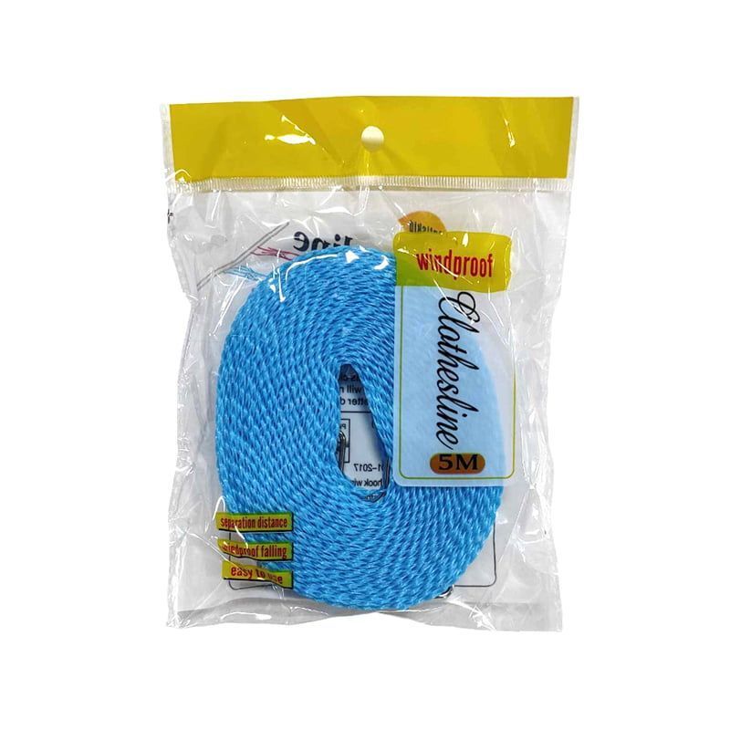 Σχοινί Απλώματος Ρούχων σε Κρεμάστρες 5m - Clothes line hanger stop rope