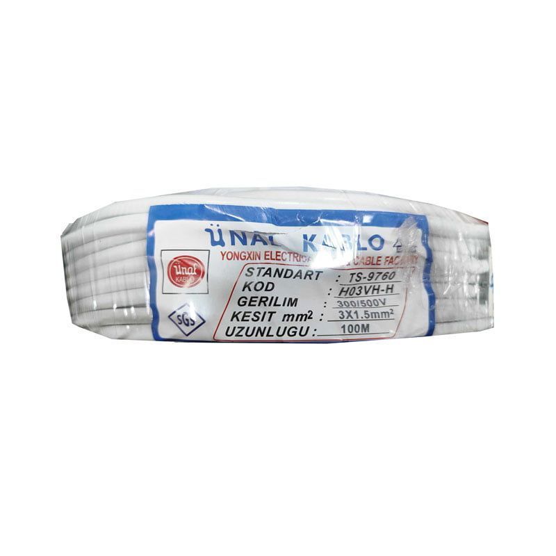 Καλώδιο ρεύματος 300/500V 100m 3x1.5mm²- Electricity cable 300/500V 100m ΦΩΤΙΣΜΟΣ & ΕΝΕΡΓΕΙΑ>Πρίζες & Πολύπριζα