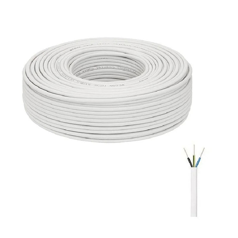 Καλώδιο ρεύματος 300/500V 100m 3x1.5mm²- Electricity cable 300/500V 100m ΦΩΤΙΣΜΟΣ & ΕΝΕΡΓΕΙΑ>Πρίζες & Πολύπριζα