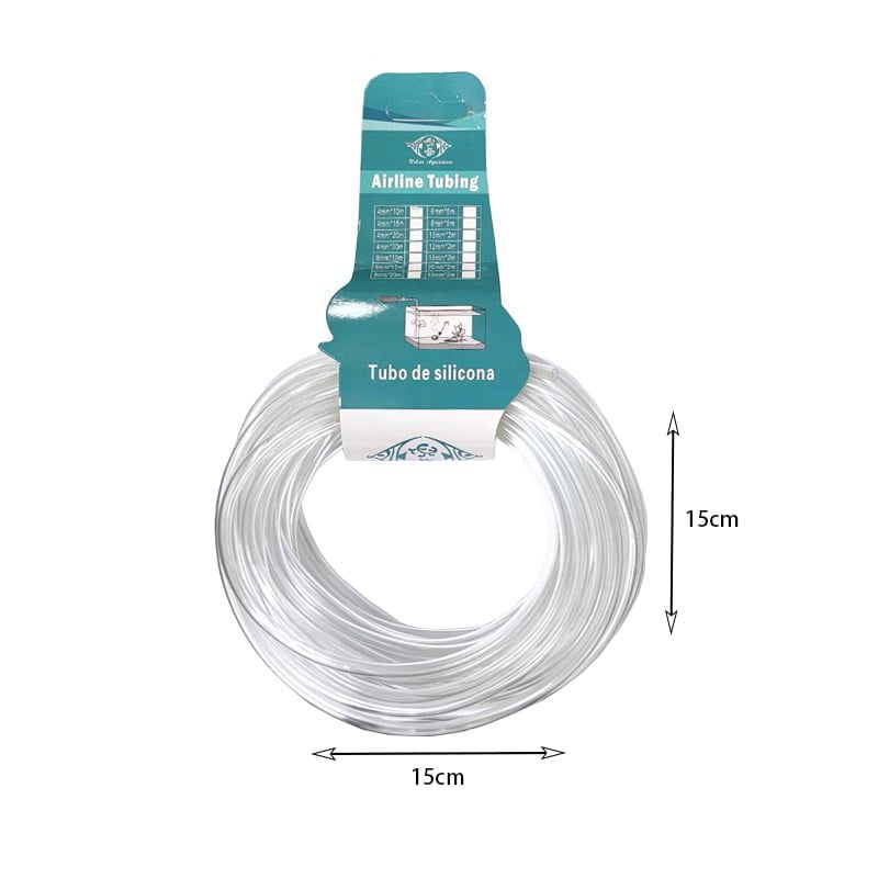 Nihao Aquarium Σωλήνας Ενυδρείου 4mm*15m - Airline Tubing