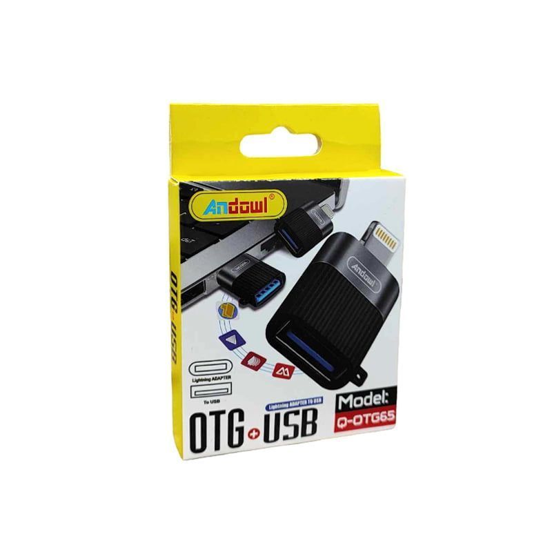 Andowl Q-OTG65 Μετατροπέας Lightning σε USB - OTG USB Adaptor