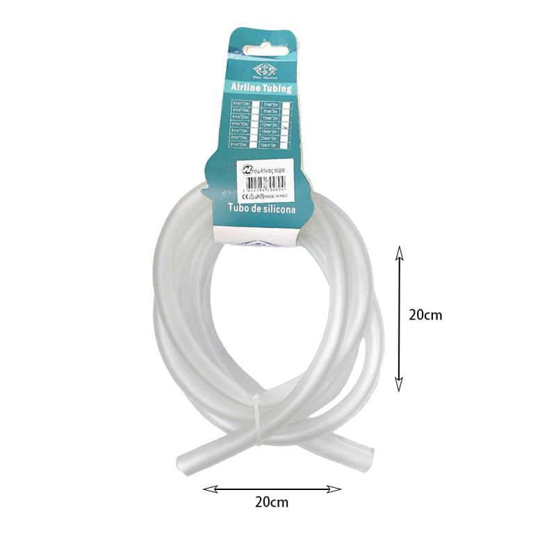 Nihao Aquarium Σωλήνας Ενυδρείου 12mm*2m - Airline Tubing