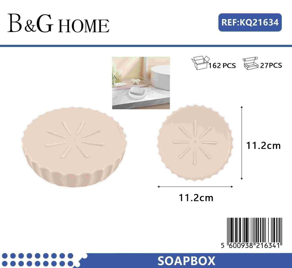 Σαπουνοθήκες μπάνιου πλαστικές - Σετ 9pcs - Light Pink - 21634
