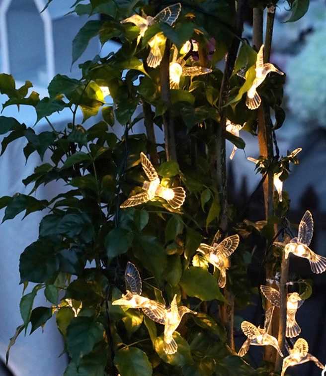 Ηλιακή γιρλάντα φωτισμού LED - Ελάφι - 5m+1m - 20D - 152844 - Warm White