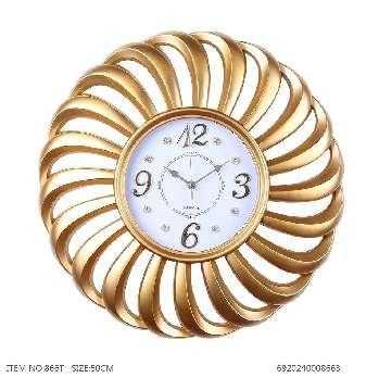 Ρολόι τοίχου Vintage - 866T - 008663 - Gold