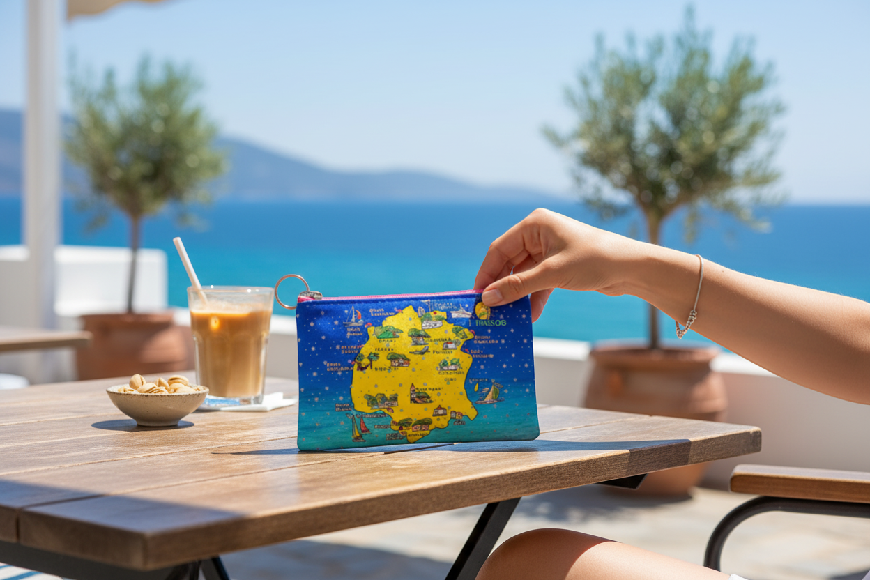 Πορτοφόλι Souvenir μπρελόκ - Σετ 10pcs - PVC - Thessaloniki - 16*10cm - 871704