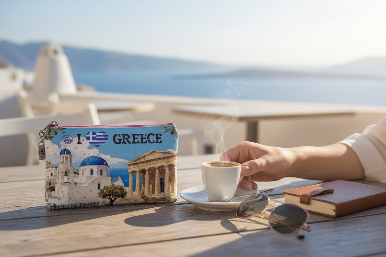 Πορτοφόλι Souvenir μπρελόκ - Σετ 10pcs - PVC - Thessaloniki - 16*10cm - 871704